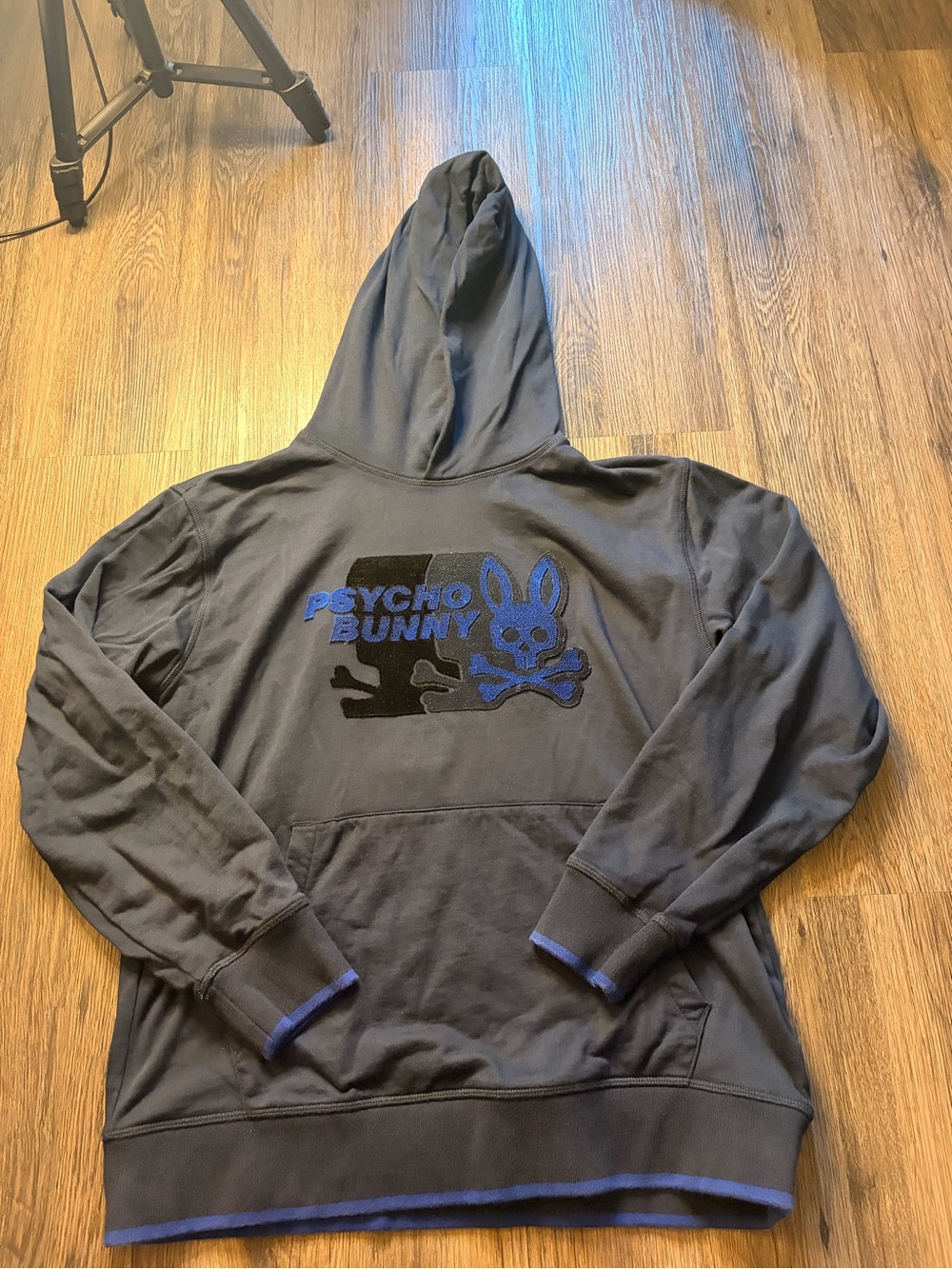 Psycho Bunny Navy Hoodie with Blue Logo
